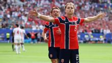 ¡Noruega pegó primero! Schjelderup marcó un golazo vs. Inglaterra en los 4tos. del Mundial 2026