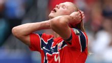 Esta vez no alcanzó con Haaland: el goleador pasó inadvertido en la eliminación de Noruega