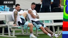 Ante los ojos del mundo, Argentina se entrenó por última vez antes de Inglaterra