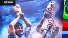 Argentina 2-1 Inglaterra: de Messi a Maradona, "el ausente más presente"