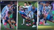 Confusão no fim de Espanha x Argentina teve Paredes em 'modo fúria' contra dupla do Barcelona