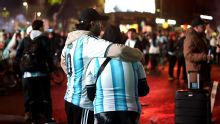 Pese a la derrota, la gente invadió las calles argentinas a modo de agradecimiento