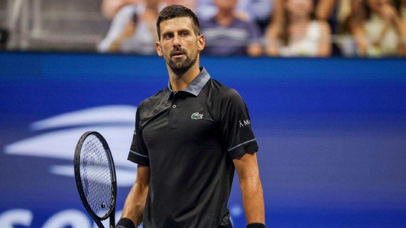 Before Sunday night, Novak Djokovic had a 19-0 record in opening matches at the US Open.