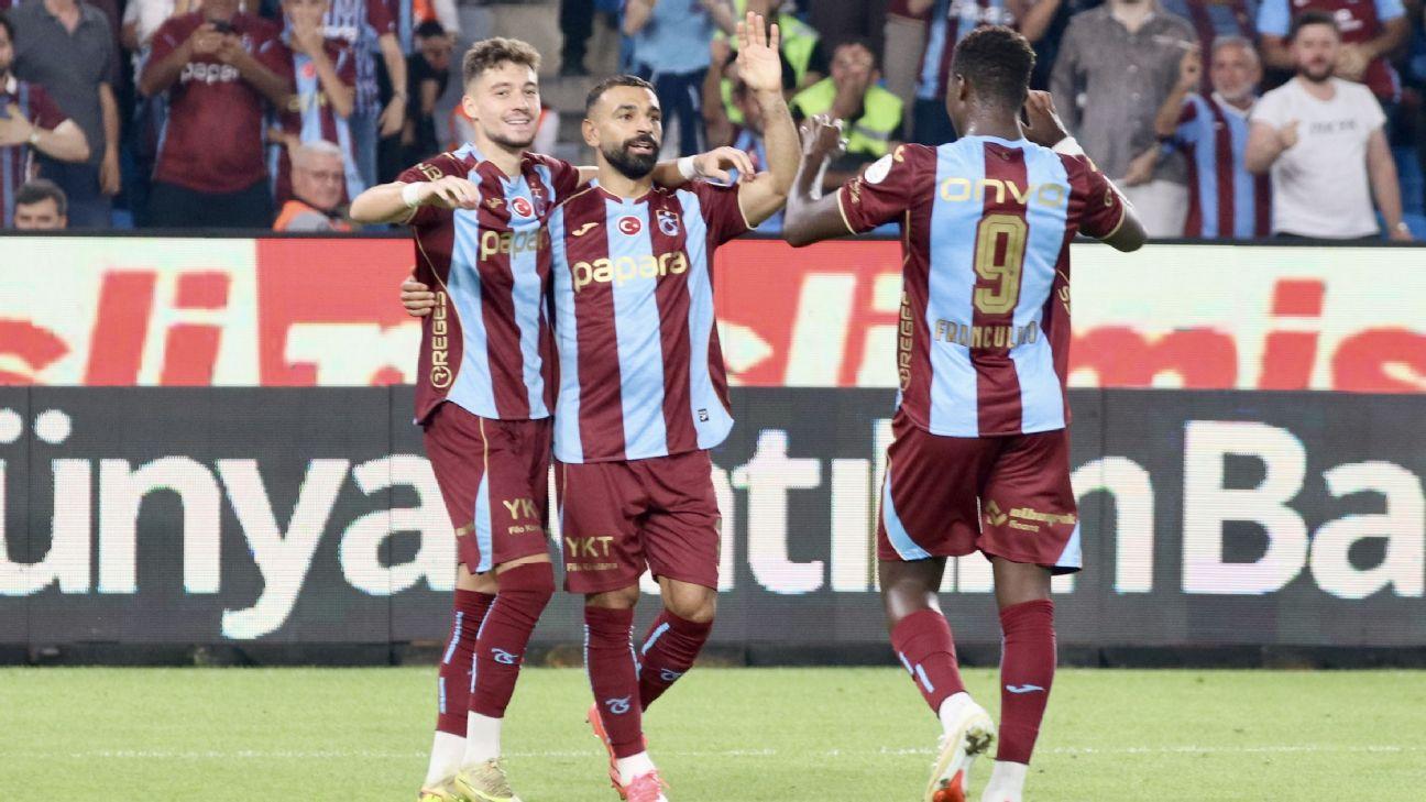 Mohamed Salah scored from the spot and assisted another as Trabzonspor saw off Gençlerbirliği.