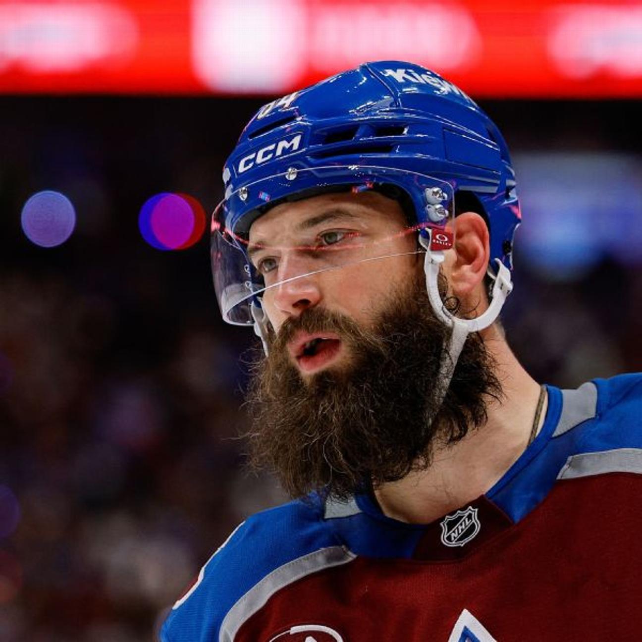 Brent Burns started growing out his beard about a dozen years ago, his agent told ESPN, but upon arriving at Avs camp on Wednesday, most of it had been cut off, as shown below.