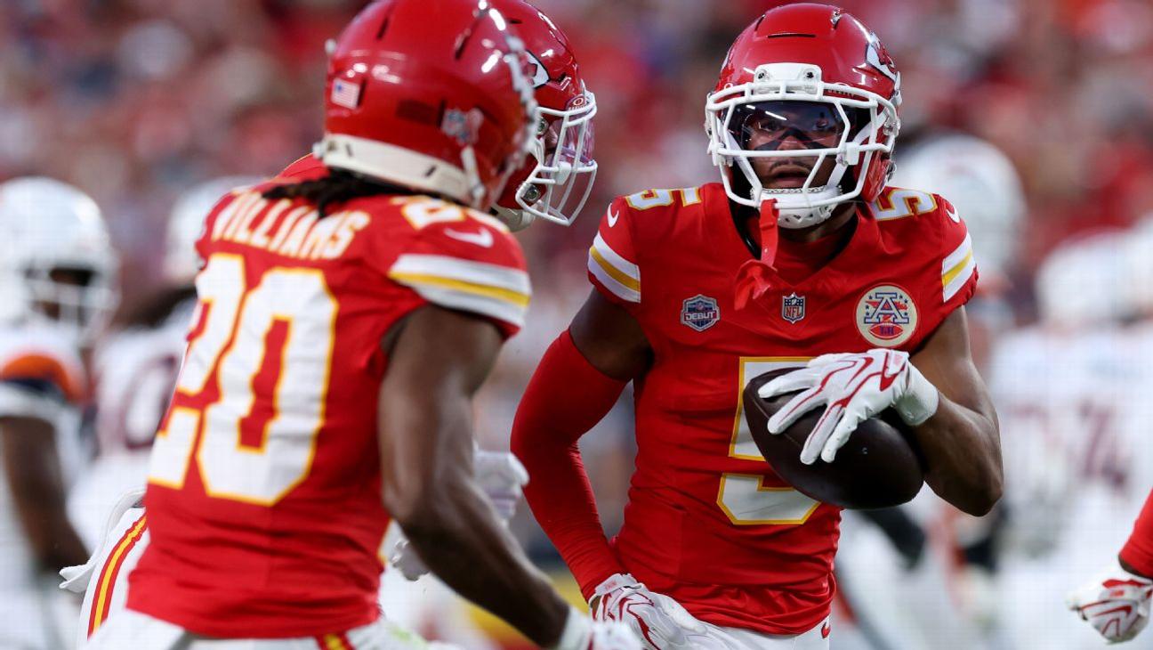 In his third defensive snap on Monday, Mansoor Delane recorded interception.