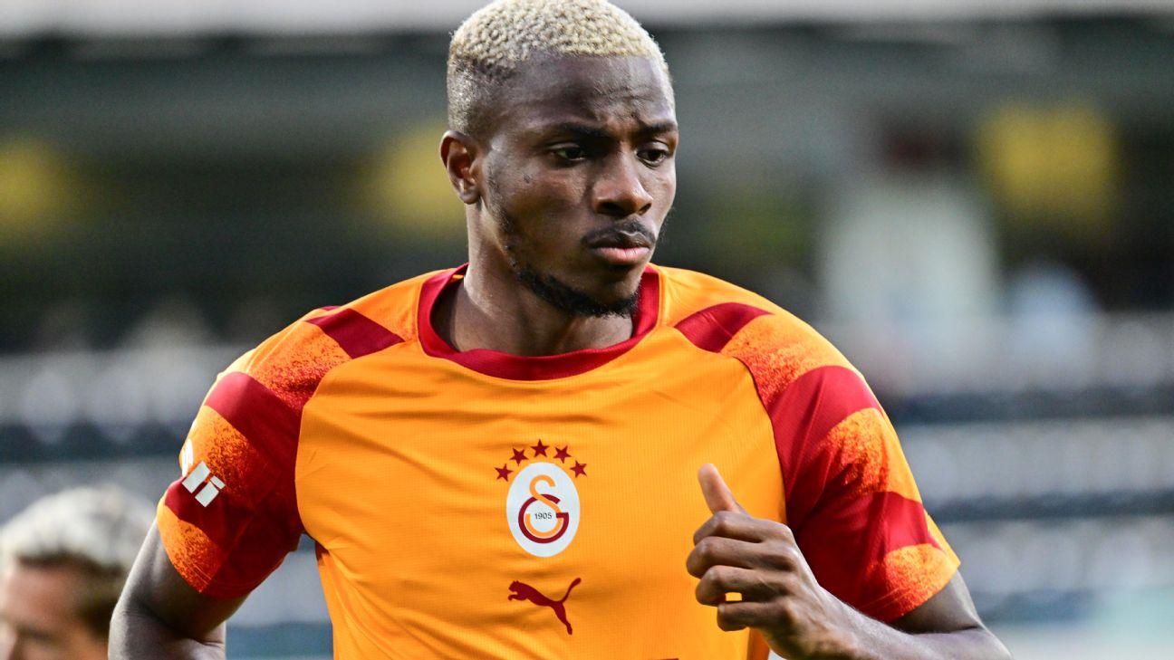 Nigeria striker Victor Osimhen at Turkish Super Lig side Galatasaray.