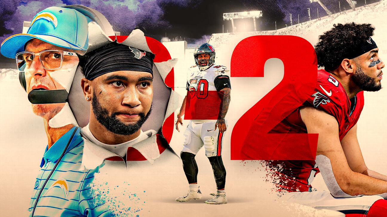 Can Jim Harbaugh, C.J. Stroud, Vita Vea and Drake London help get their teams in the win column?