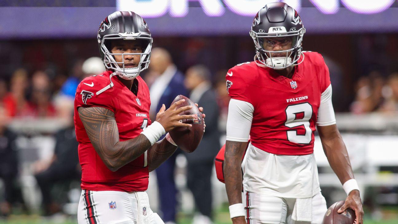 Tua Tagovailoa (1) and quarterback Michael Penix Jr. could be only the third lefty QB tandem to play for the same team in a season since 1991. From the spin of the ball to the diagrams of plays, teams have to adjust when they field left-handed QBs.