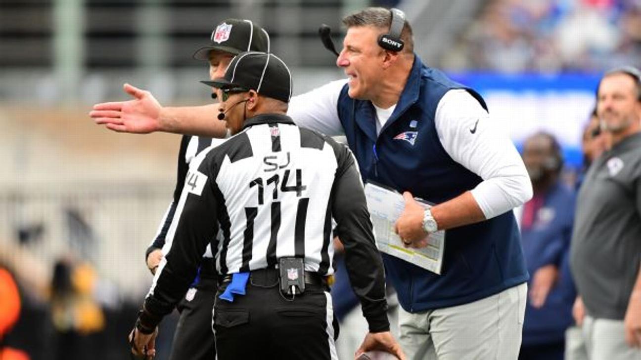 Vrabel has said that he might have done something differently before the half in the past two games.