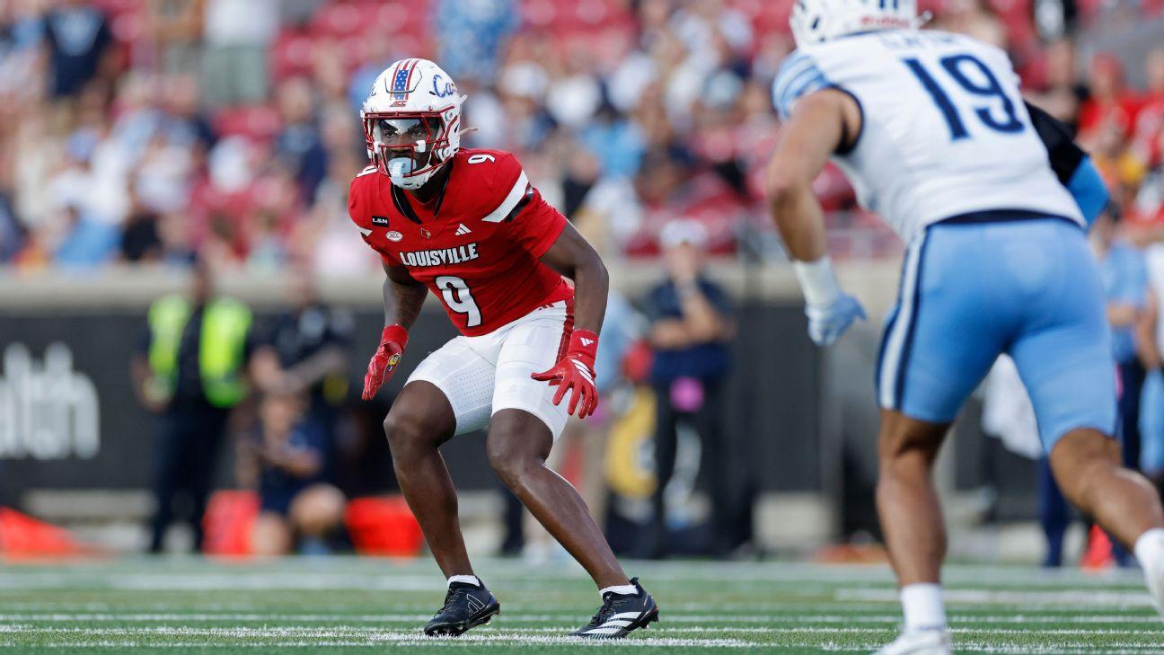 Louisville safety/linebacker Antonio Watts is out for the remainder of the season due to a knee injury.