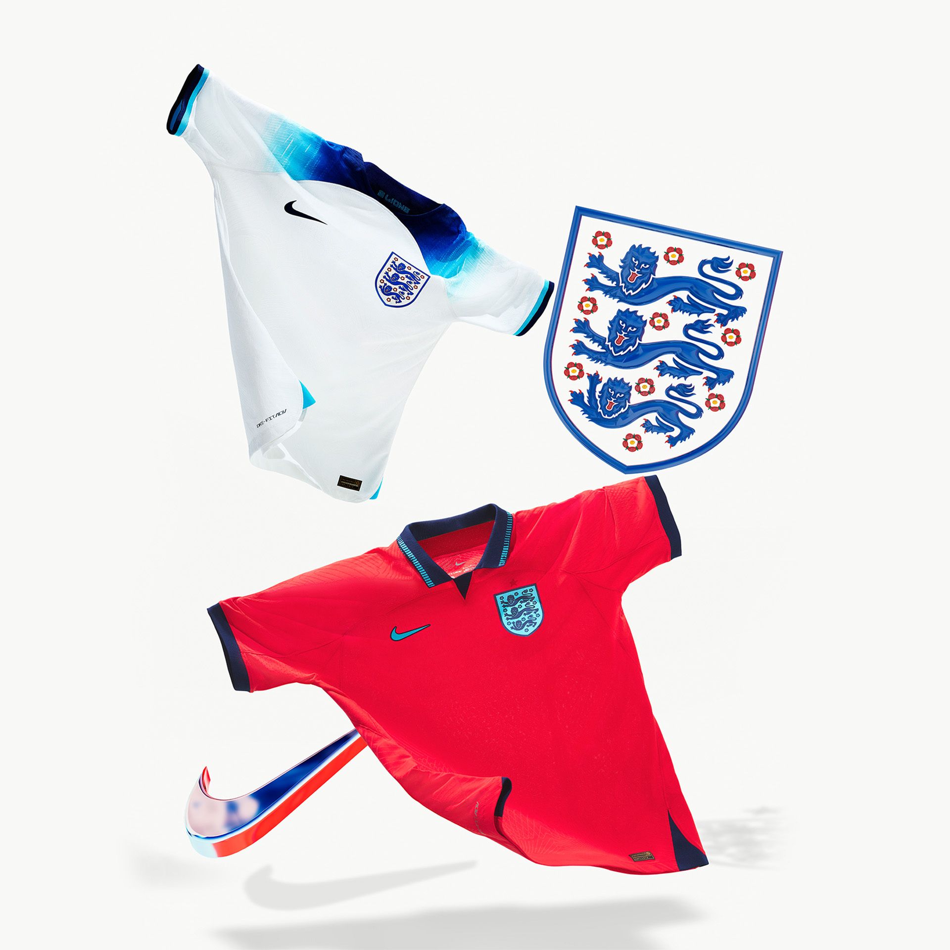 Nike Netherlands KNVB Crest WC22 Tee - Deep Royal Blue