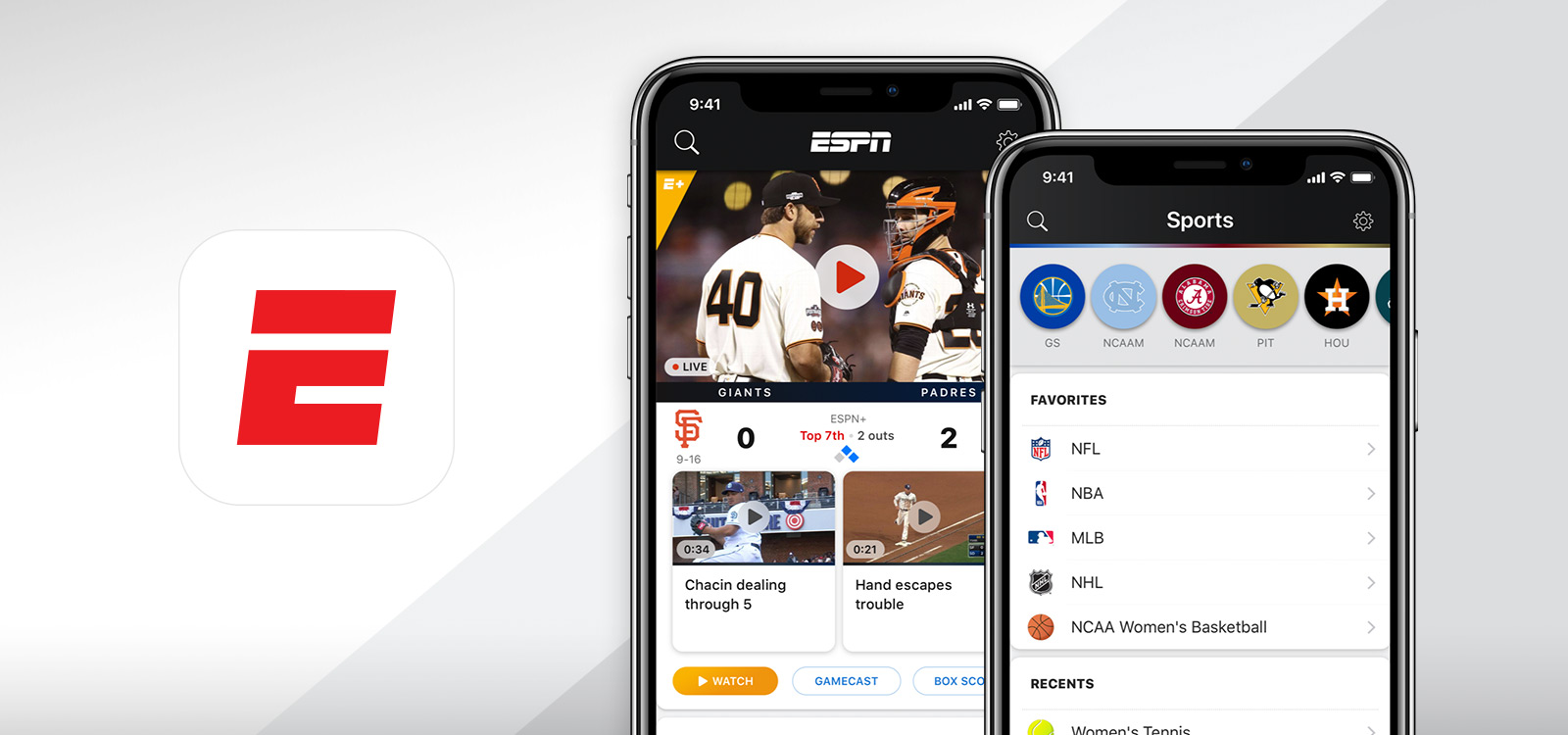 ESPN App - sports apps