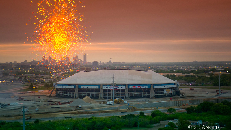 Texas Stadium Implosion 