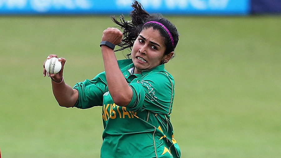 Kainat Imtiaz sends down a delivery — Article image accompanying Kainat Imtiaz retires from internationals to become match referee on WagerUp Sports News. Kainat Imtiaz sends down a delivery — Article image accompanying Kainat Imtiaz retires from internationals to become match referee on WagerUp Sports News.