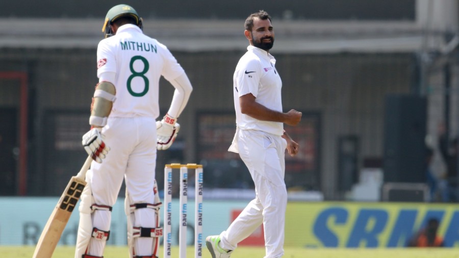 Mohammed Shami puts on a show as India floor Bangladesh
