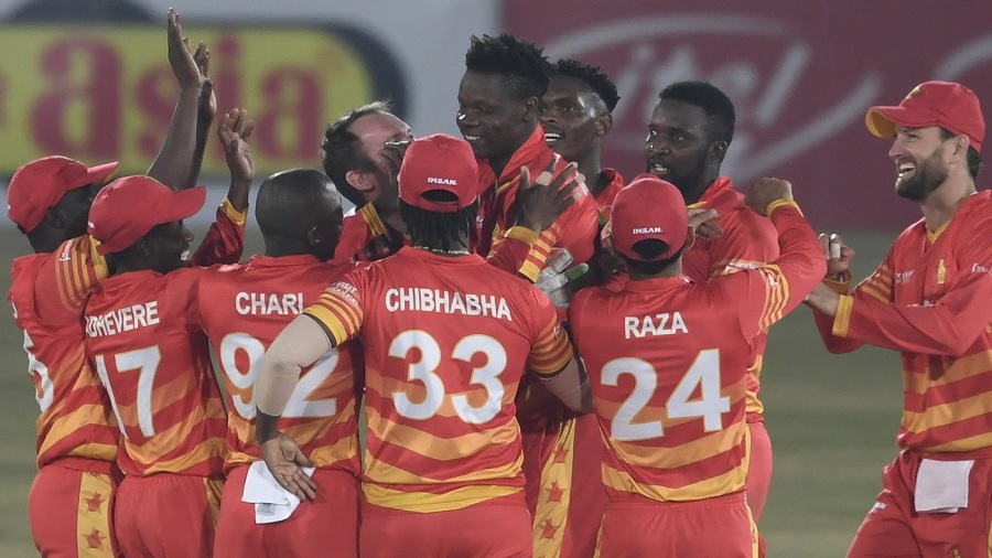 Match Tied (Zimbabwe Won The One-over Eliminator) - Pakistan Vs ...