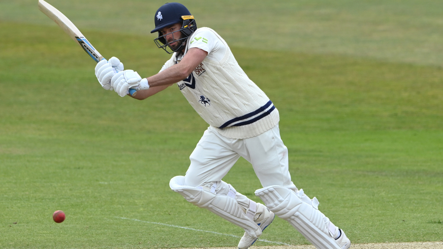 Jack Leaning s towering innings sets Kent up for high-scoring draw at Canterbury