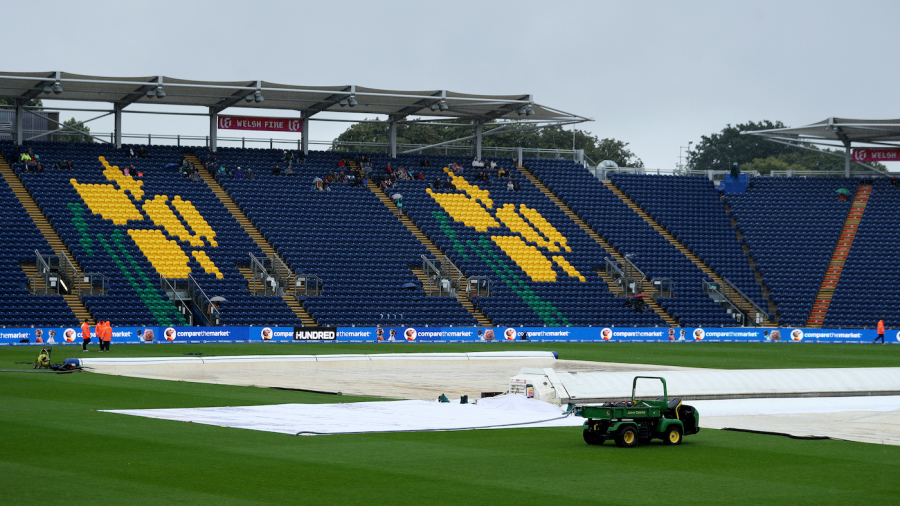 Rain continued into the men's game at the Sophia Gardens — Article image accompanying Essex look over shoulder as draw turns eyes to Leicestershire's appeal on WagerUp Sports News. Rain continued into the men's game at the Sophia Gardens — Article image accompanying Essex look over shoulder as draw turns eyes to Leicestershire's appeal on WagerUp Sports News.