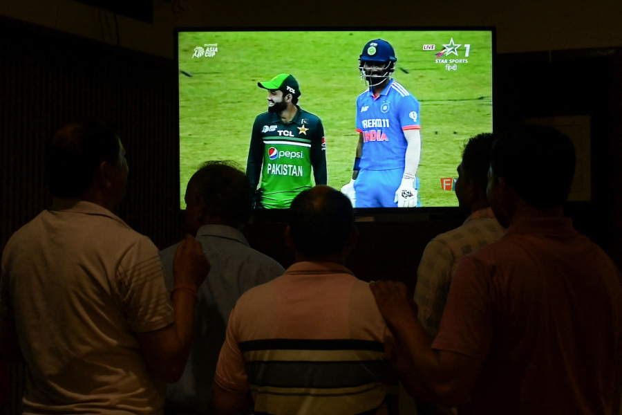 Viewers gather around a TV screen in Amritsar to catch the action — Article image accompanying Another big, bloated World Cup, but hey, India will play Pakistan and that's all we care about on WagerUp Sports News. Viewers gather around a TV screen in Amritsar to catch the action — Article image accompanying Another big, bloated World Cup, but hey, India will play Pakistan and that's all we care about on WagerUp Sports News.