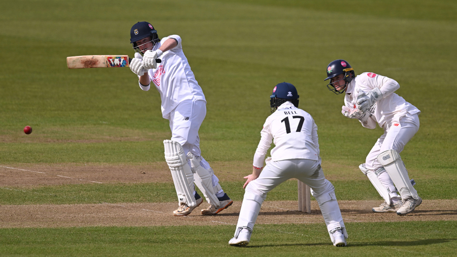 Tom Prest century gives Hampshire control