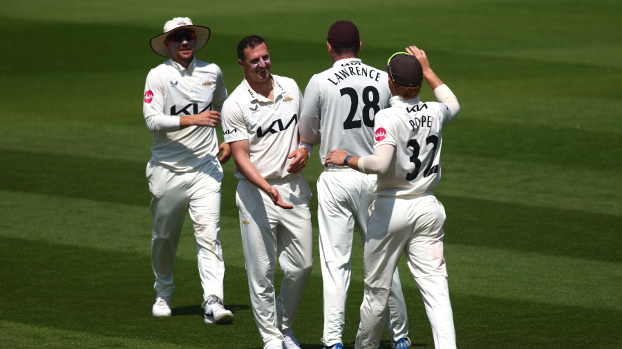 Dan Worrall s ten-for drives Surrey to fourth win in a row