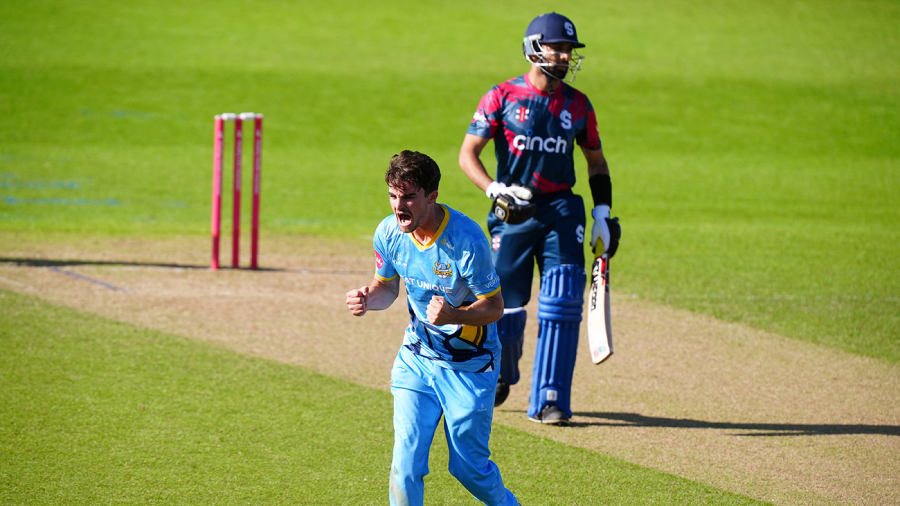 Jordan Thompson shines with ball and bat as Yorkshire defeat Northants