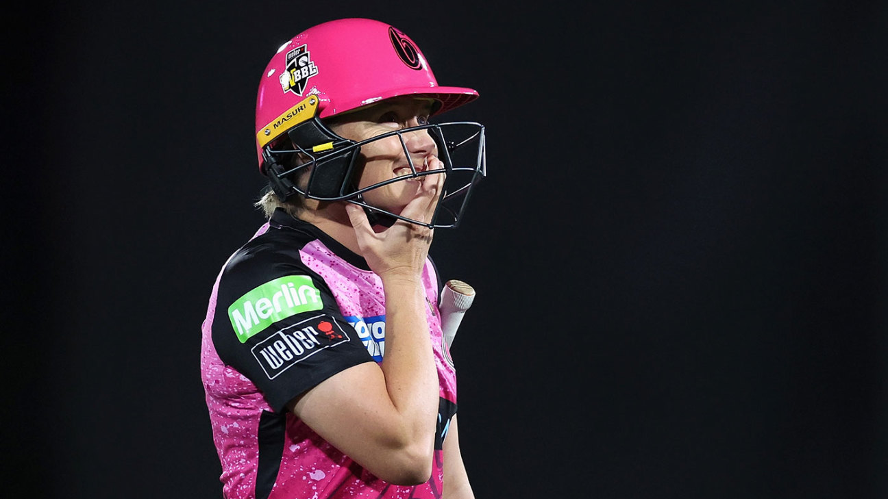 Healy out of WBBL, faces race to be fit for India series - ESPN