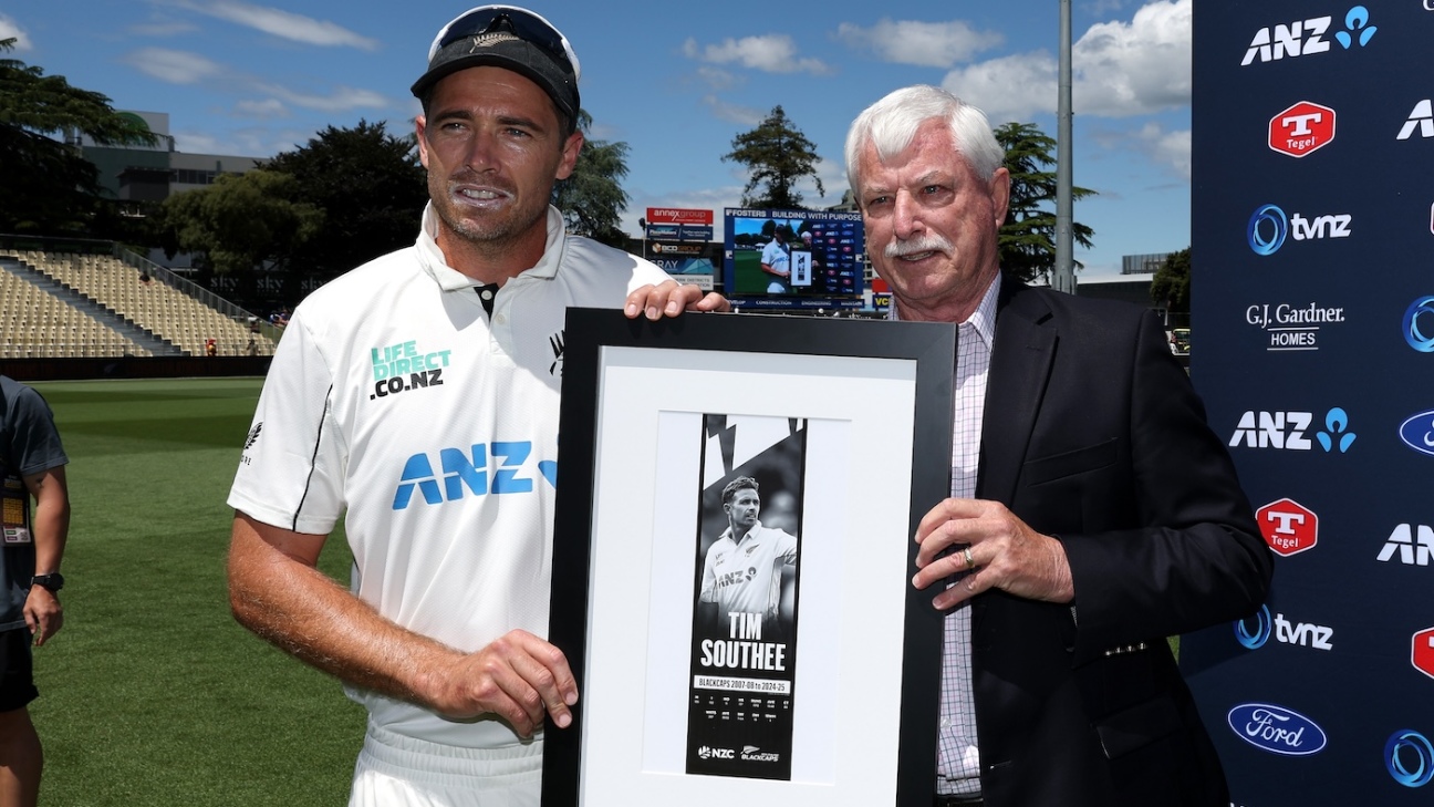 Southee - New Zealand's second-highest wicket-taker in Tests, and
