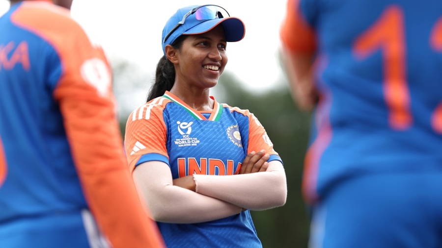 India U-19 captain Niki Prasad is all smiles — Article image accompanying Prasad, Kalita and Nandani the new faces in Mandhana-led white-ball sides on WagerUp Sports News.