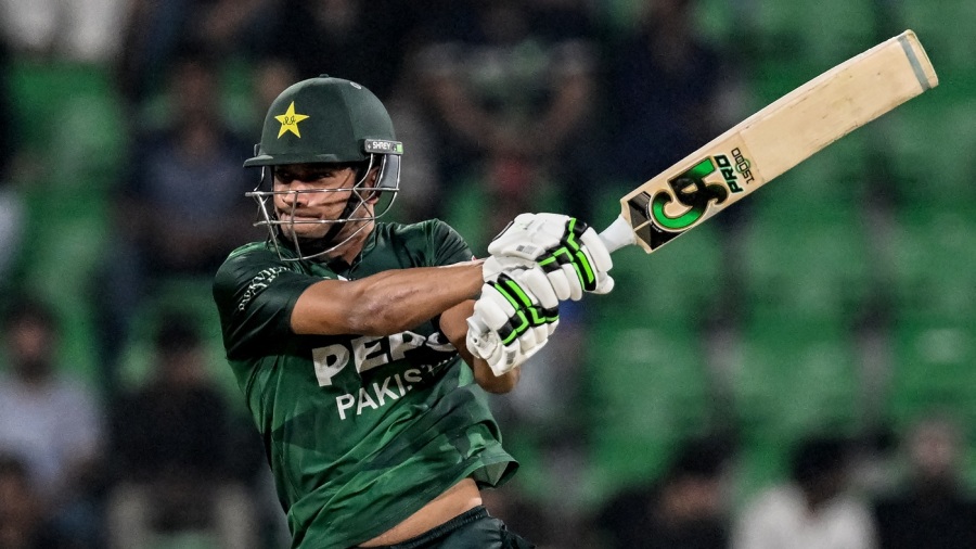 Hasan Nawaz cuts one away — Article image accompanying Samad special books Pakistan's spot in gold-medal clash on WagerUp Sports News.