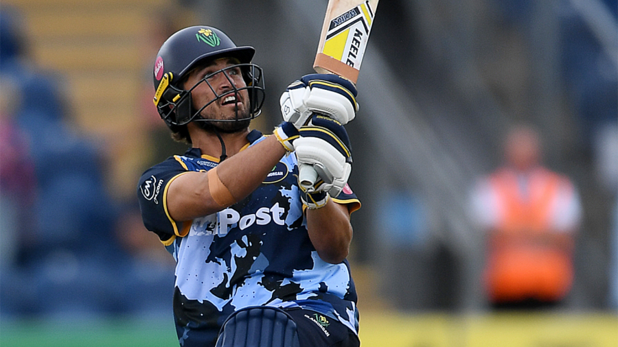 Kiran Carlson top-scored for the home side — Article image accompanying Carlson leads the carnage as Glamorgan win with club-record total on WagerUp Sports News. Kiran Carlson top-scored for the home side — Article image accompanying Carlson leads the carnage as Glamorgan win with club-record total on WagerUp Sports News.