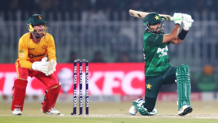 Babar Azam slogs one away — Article image accompanying ODI tri-series in Pakistan set to be scrapped with Zimbabwe unable to travel on WagerUp Sports News. Babar Azam slogs one away — Article image accompanying ODI tri-series in Pakistan set to be scrapped with Zimbabwe unable to travel on WagerUp Sports News.