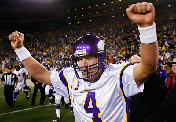 Lunchbreak: Favre's '09 Game Against Packers Tabbed 'Best NFL