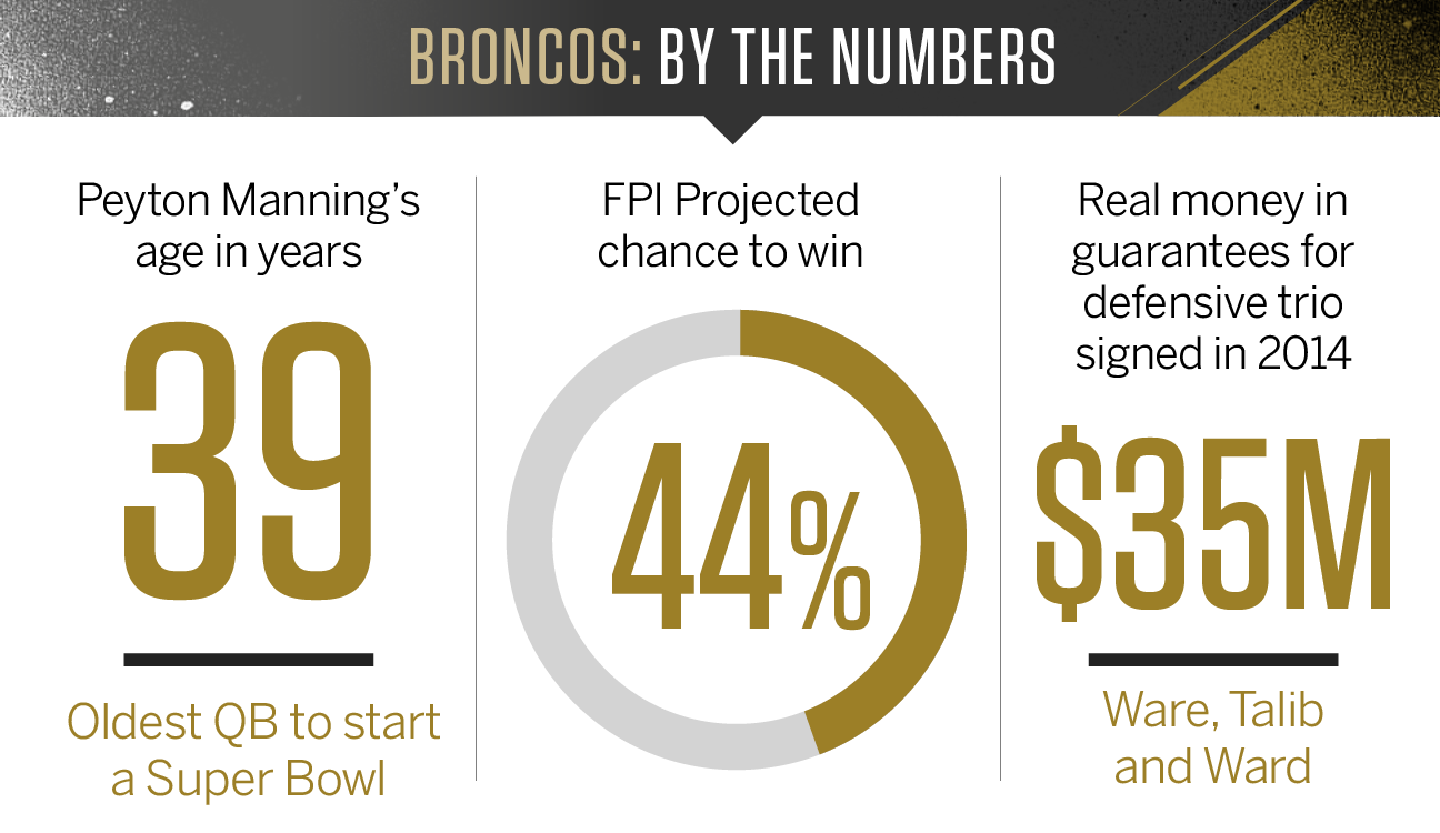 50 stats to know for Super Bowl 50 Carolina Panthers Denver Broncos - NFL -  ESPN