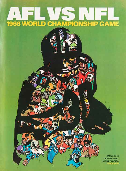 Super Bowl III game program