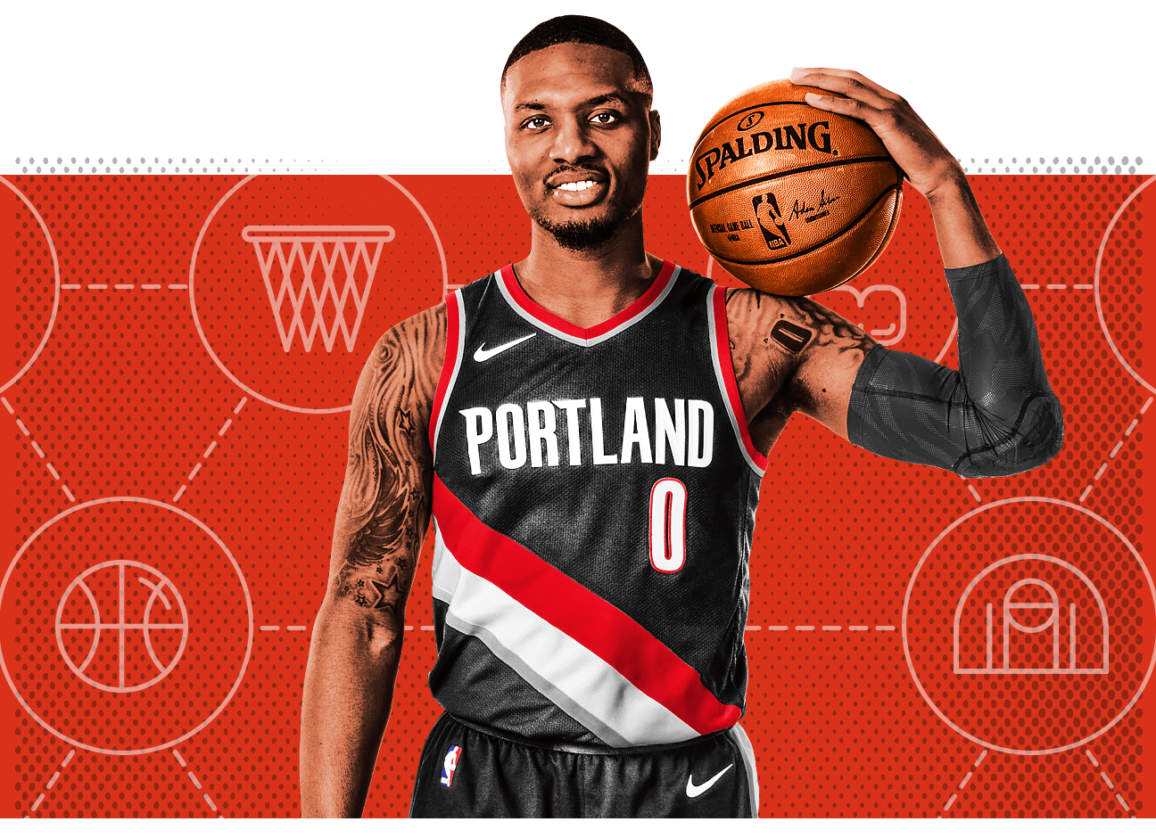 Resultado de imagen para damian lillard png