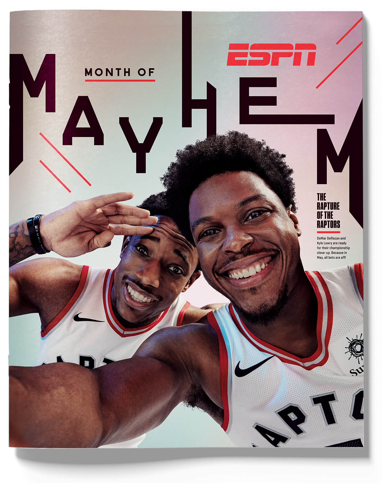 Toronto Raptors' DeMar DeRozan and Kyle Lowry on the Cover of ESPN