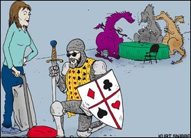 The poker knight