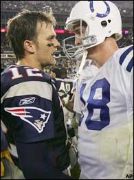 Tom Brady, Peyton Manning to face off for 15th time since 2001 