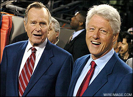 George Bush, Bill Clinton