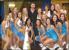 Tim Daly, UCLA cheerleaders