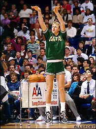 larry bird shooting shirt