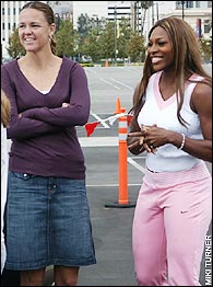 Lindsay Davenport, Serena Williams