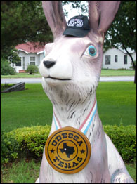 A jaguar statue is shown in front of Alltel Stadium before the