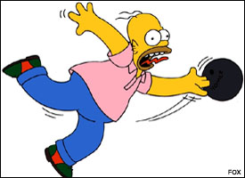 Homer bowling