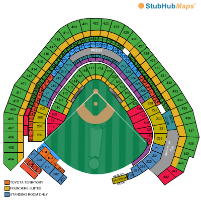 Miller Park Seating Chart, Pictures, Directions, and History ...