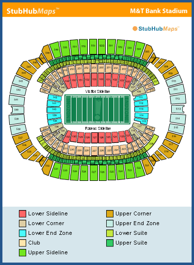 Ravens Stadium Seating Chart Rows