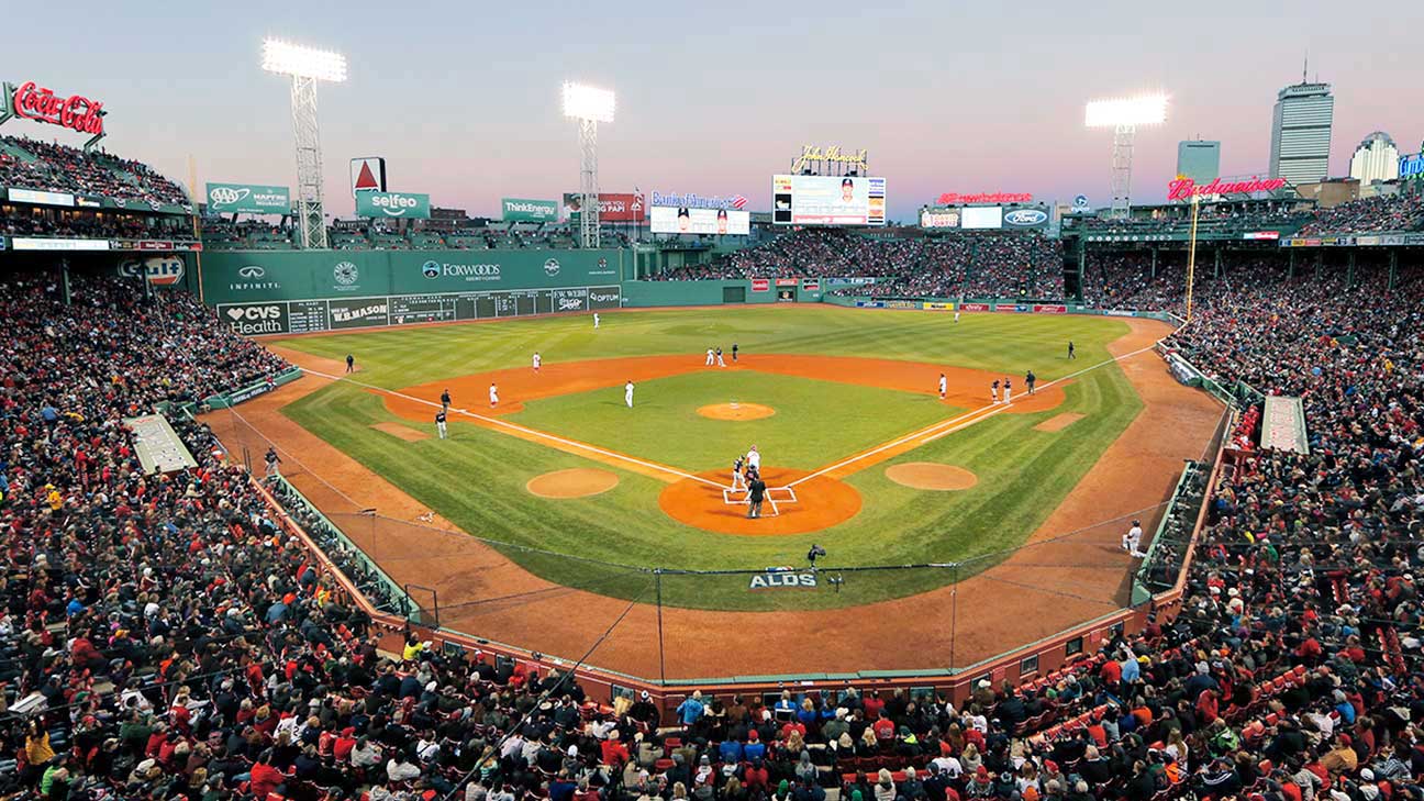 What, us, stumbling? Red Sox score eight in first, clobber Blue