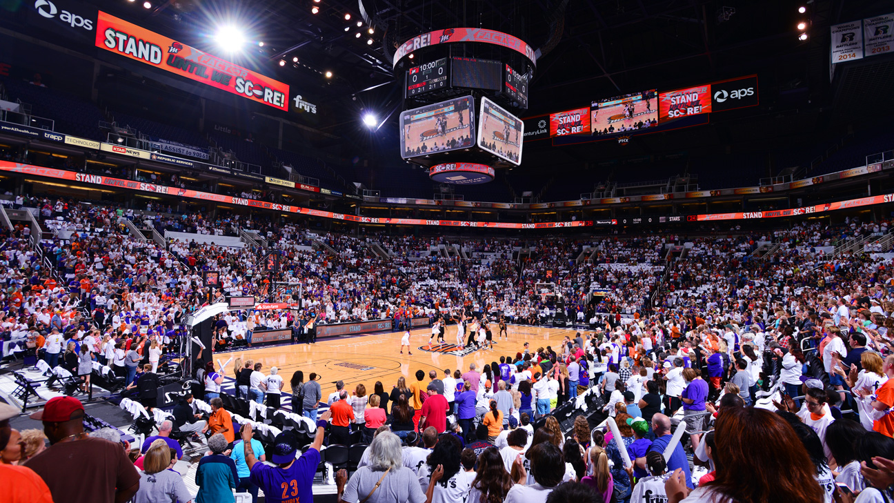 Above the Rim Cameras-Phoenix Mercury vs. Los Angeles Sparks (5/19/23) -  Stream the %{league} Game - Watch ESPN